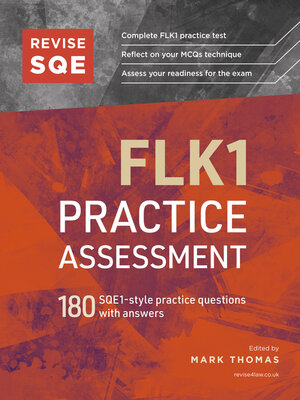 cover image of Revise SQE FLK1 Practice Assessment